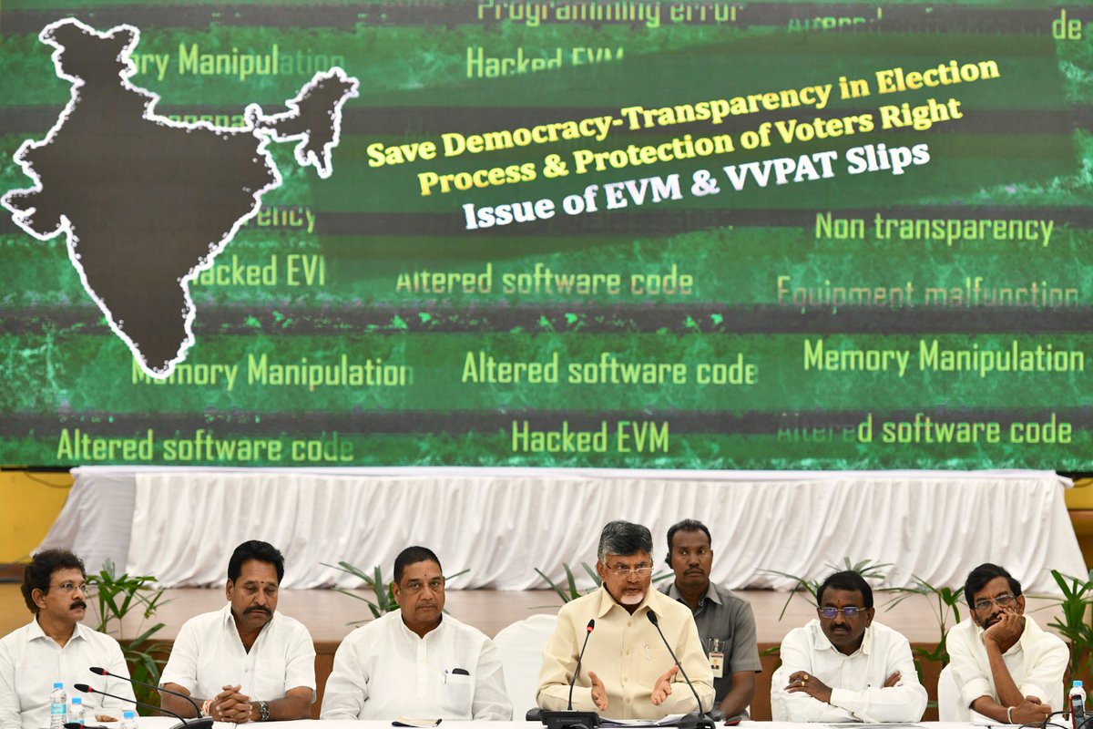ncbn's tweet image. Out of 191 countries, only 18 (9.4%) have adopted EVMs for polling due to the lack of adequate technological safeguards.

Top scientists have admitted that EVMs are vulnerable to tampering, hacking, memory manipulation, alteration of software code, programming error etc.