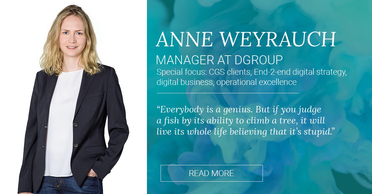 _dgroup's tweet photo. Our series #youaredgroup continues. Meet our colleagues and understand what makes us special.  Today, we would like to present you @anne_weyrauch. She joined dgroup as Manager in 2017. To the full interview: https://t.co/tNR2So6JBD #USP #culturefirst #teamspirit https://t.co/HDSNhvDuHA
