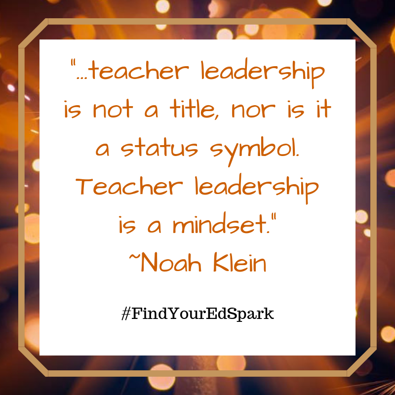 SparkEd_LLC's tweet photo. #MondayMotivation brought to you via our latest guest blog by @mrkleinsenglish about teacher leadership: https://t.co/9qvwrL6LoL https://t.co/UWVxj67bhh