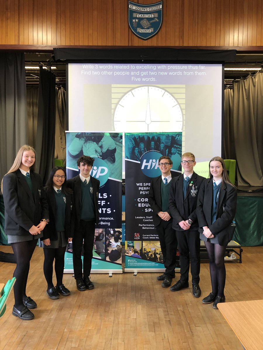 HIPpsychology's tweet photo. Our last workshop of this term delivered today. We had the pleasure of delivering our #studyskills and #excelwithpressure sessions to the super year 12s @stjosephs1992 #HIPpostprimary https://t.co/uKGALWfXbE