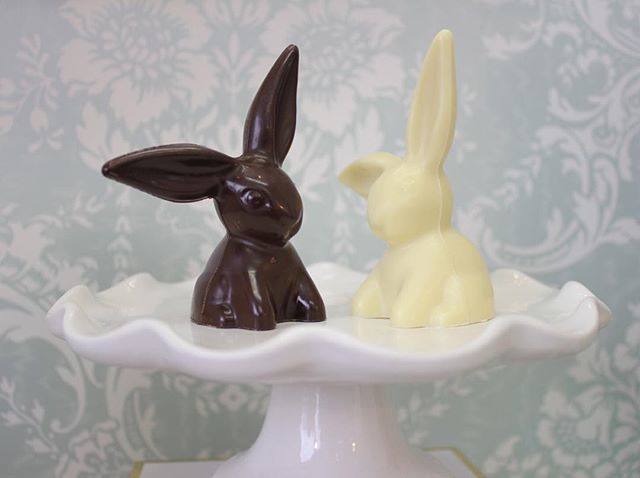 christyssweets's tweet photo. Opposites attract ...
Belgian dark chocolate and white chocolate bunnies.
Adorable 🐰💕💕
Something for everyone @christysgourmet
.
.
#chocolatier #chocolateart #ooak #smallbatch #limitededition #easter #easterbunny #makersgonnamake #instagood #opposit… https://t.co/5VCWK7avBi https://t.co/8LSVeSbXc3