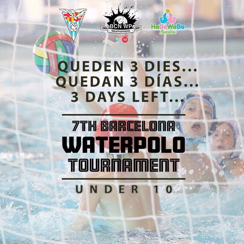 ESTEU PREPARATS? Cada cop queda menys... 🤽‍♂️🙌
¿ESTÁIS PREPARADOS? Cada vez queda menos... 🤽‍♂️🙌
ARE YOU READY? Our opening is very close...🤽‍♂️🙌

#U10_2019 #ClubNatacioBarcelona #waterpolo #bcnwpu10 #barcelona #waterpolotournament #pallanouto #waterpololife #tournament