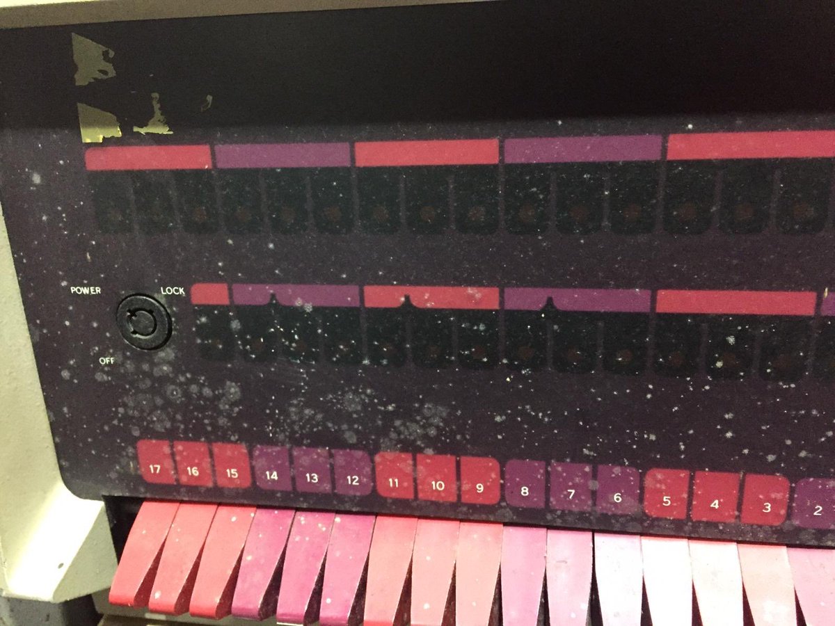 computermuseum's tweet photo. #PreservationInProgress : Harriett has been making our PDP 11/35 look lurvely!! :) All with conservation standard materials ... #museumaccredited :) Checkout the before and after pics ... https://t.co/62enG5lkgE