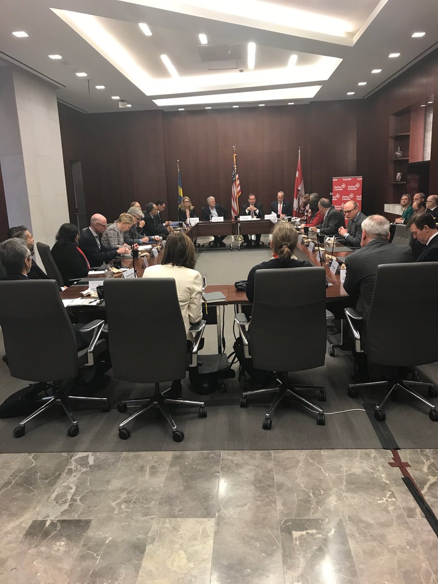 paullamontagne's tweet image. #DevMeetsTech Roundtable @CSIS provided fascinating insights into how disruptive tech can accelerate #SDGs. Co-hosts @FinDev_Canada & @Swedfund wish to thank all participants. #SPRINGMEETINGS2019 #AI #Data #Blockchain #Robotics #FinTech