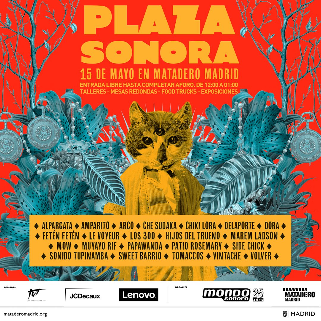 MOW <a href="/mow_woman/">MOW</a> estará el próximo 15 de mayo en el Festival #PlazaSonora2019 que tendrá lugar en Matadero #Madrid!

mondosonoro.com/noticias-actua…

#MondoSonoro25