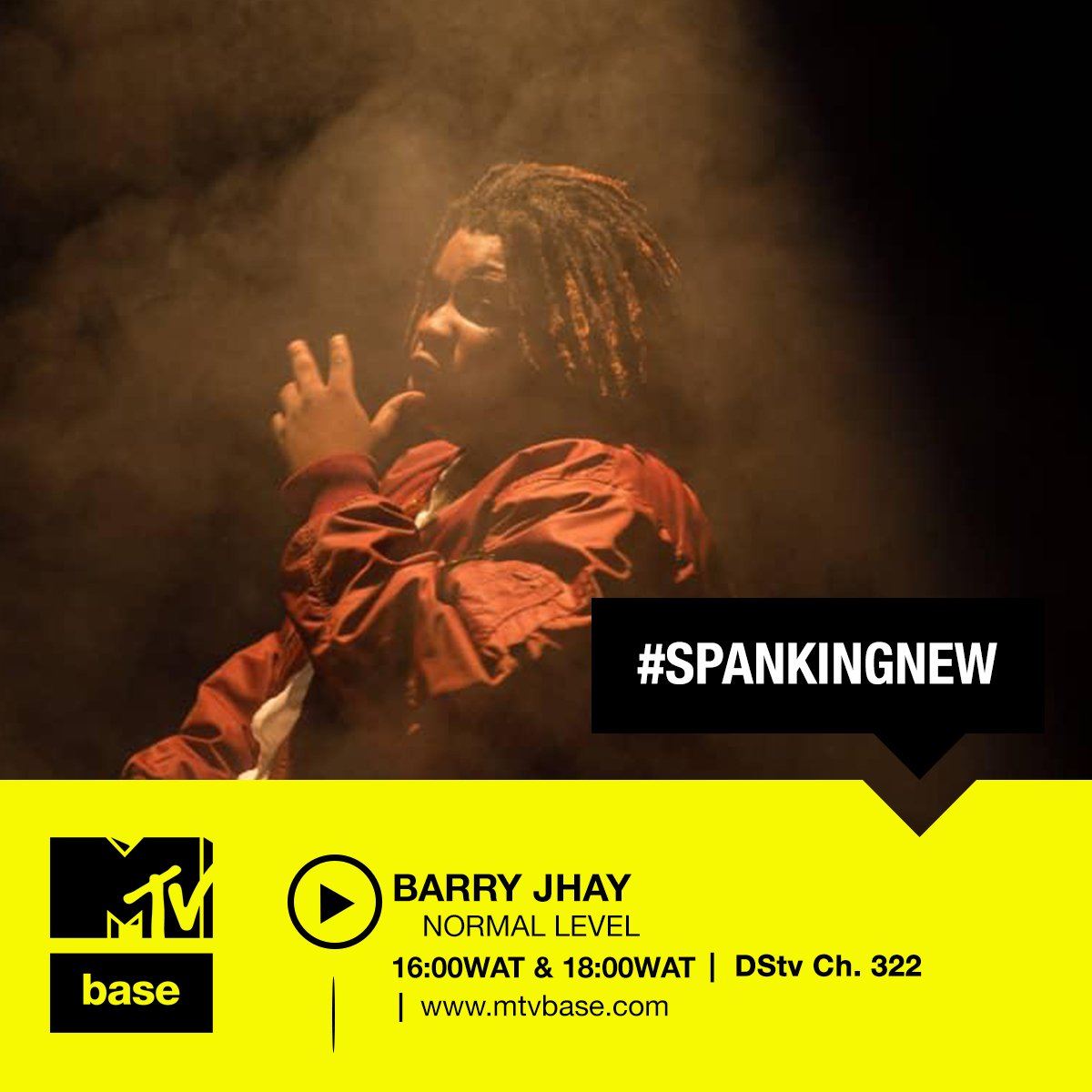 MTVBaseWest's tweet image. Our 🔥#SpankingNew 🔥video for today is the new #NormalLevel from @barryjhay  

Tune in at 16:00 and 18:00 W.A.T 🙌🙌

Show some ❤️❤️❤️ .