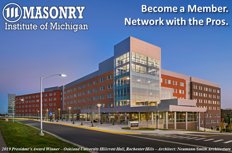 MIM_Michigan's tweet photo. The Masonry Institute of Michigan, Inc. is dedicated to the promotion and advancement of the masonry industry.  https://t.co/sGnioeQvzd    #MIMmembership #JoinMIM #masonry https://t.co/wNyrhVhk7j