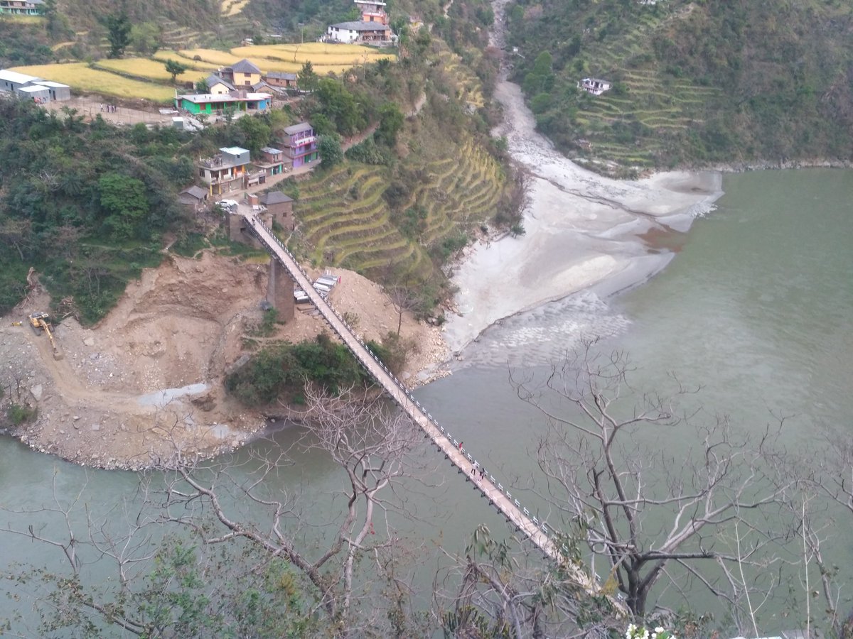VaruNRoxy's tweet image. #HimachalPradesh #hanogi #bridge