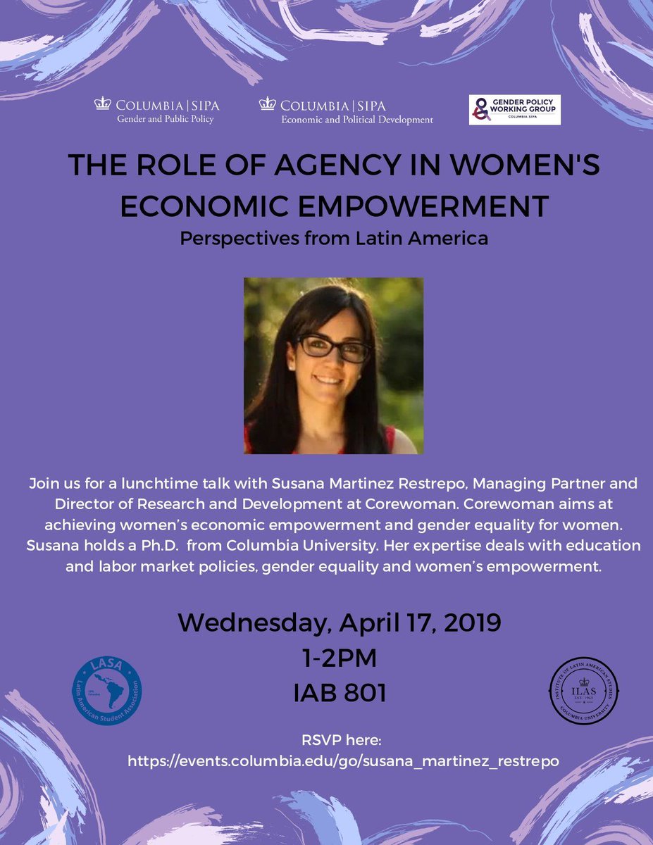 core_woman's tweet photo. #AlertaDeEvento #NYC 🚨
#Workshop con nuestra #CEO @susanamare82 en @Columbia el próximo 17 de abril.
Pronto más información 📭
@ColumbiaSIPA @ILASColumbia https://t.co/PpiKtPyGaN