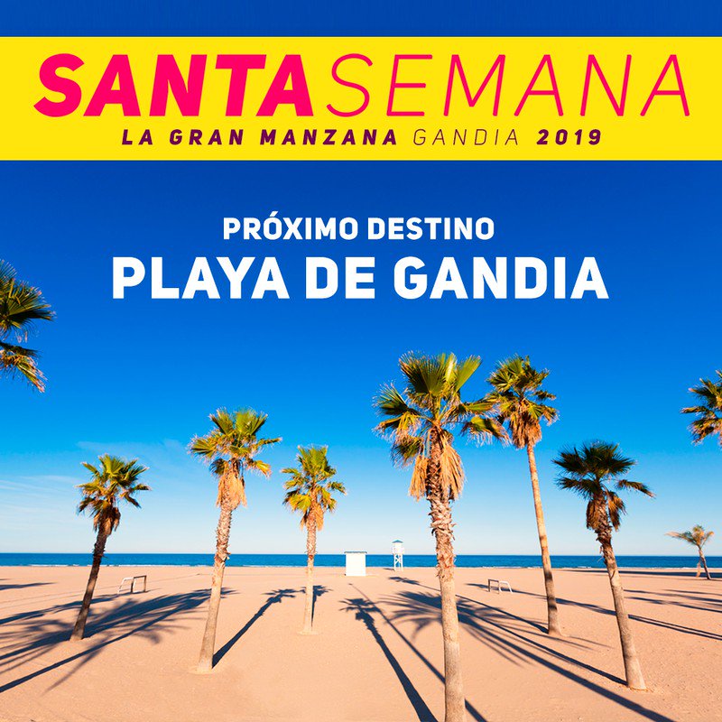 Comenzamos la cuenta atrás para que vengáis a visitarnos a la #Playa de Gandia. 
¡No se nos ocurre mejor #destino ni mejor #plan para desconectar! ❌🔌