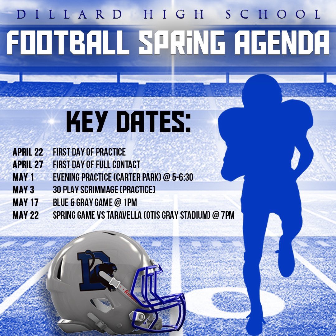 SleeperAth1etes's tweet image. #BrowardCounty Spring Football Practice Schedules