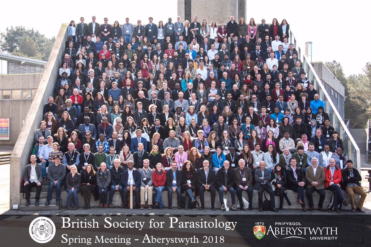 BSPaber2018's tweet photo. Conference photo from @BSPaber2018 @BSPparasitology #parasitology #parasites #aber looking forward to this year’s meeting #BSPman2019 https://t.co/nSl6i3jteI
