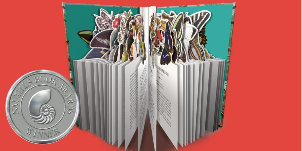 welbeckpublish's tweet photo. We're proud to announce that we've won the 2018 Silver Nautilus Award for one of our beautiful #Paperscapes books - 'The Butterfly Pavilion' by @JLowenWildlife.
Find out more about the book here ๐ https://t.co/J6m7W6MIUP https://t.co/NNfpJmqNNp