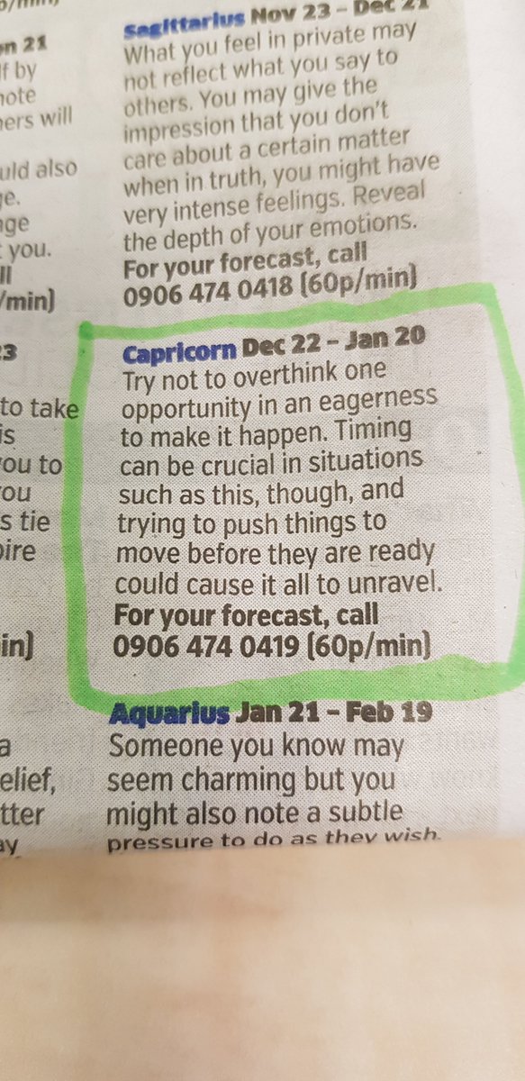 PaulCAAtkinson's tweet photo. I'm not really into the whole #horiscope thing but read today's in @MetroUK by @HoroscopeAce & it's absolutely bang on!! #horiscopes #sotrue https://t.co/yoEqHUDg7h
