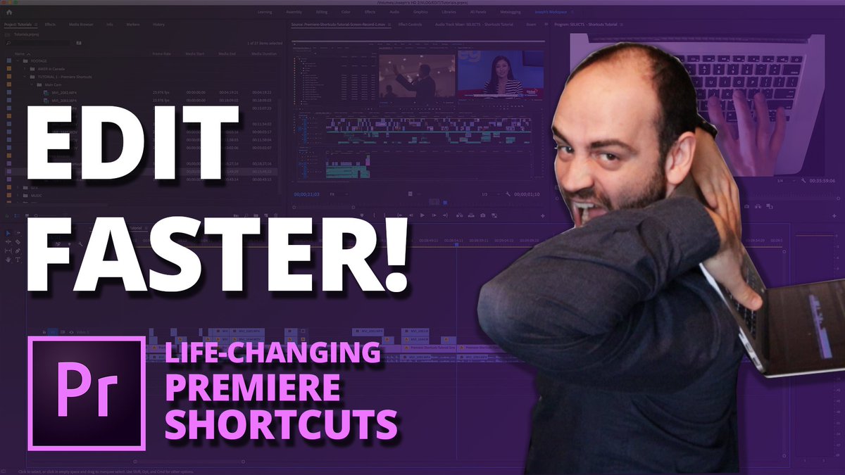 Joseph_Video's tweet photo. 10 Premiere Pro SHORTCUTS for FAST EDITING that wil change your life! 

➡️ https://t.co/Fy7oOhB6AB

@AdobePremiere #premierepro #Video #tutorial #editing #adobe https://t.co/cy2Nj3h56Z