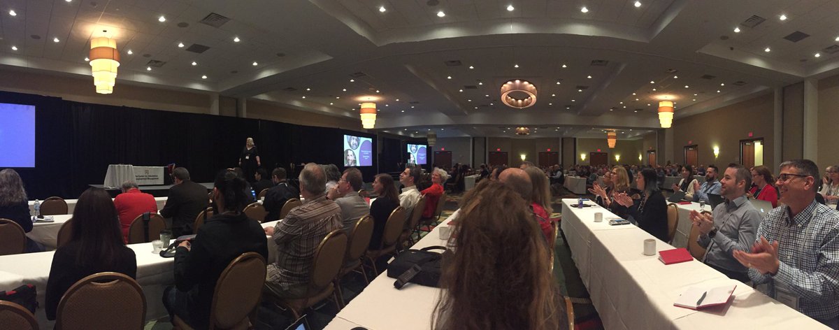 KeithIXIASOFT's tweet photo. A good turnout at the #CMSconference welcome address here in Durham, North Carolina. #techcomm #DITAxml https://t.co/DYmz1wFrKU