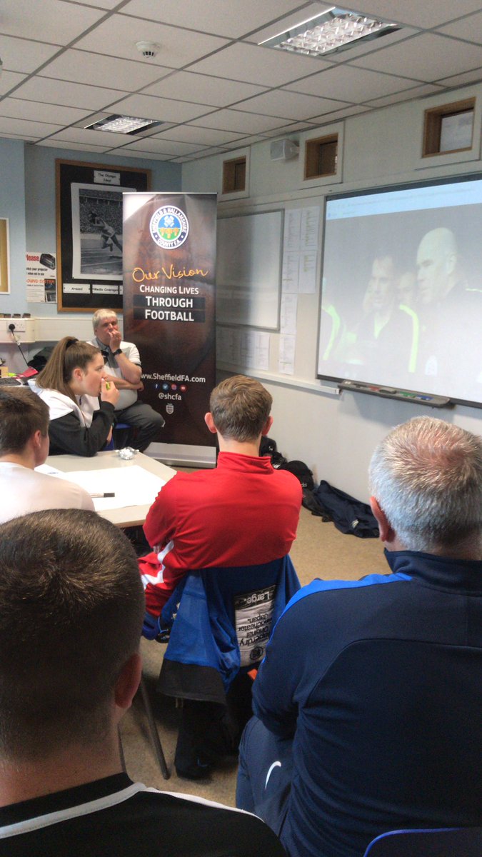 SHFAYC's tweet image. Second workshop on futsal well underway...live action coming soon
