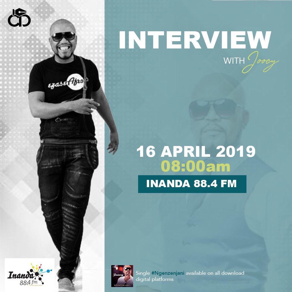 Joocy_AfroSA's tweet photo. Tune in at 08:00am for @joocy_afro interview on @inandafm ... speaking #Ngenzenjani ... #AfroNumberOne https://t.co/bhPwnbLacd