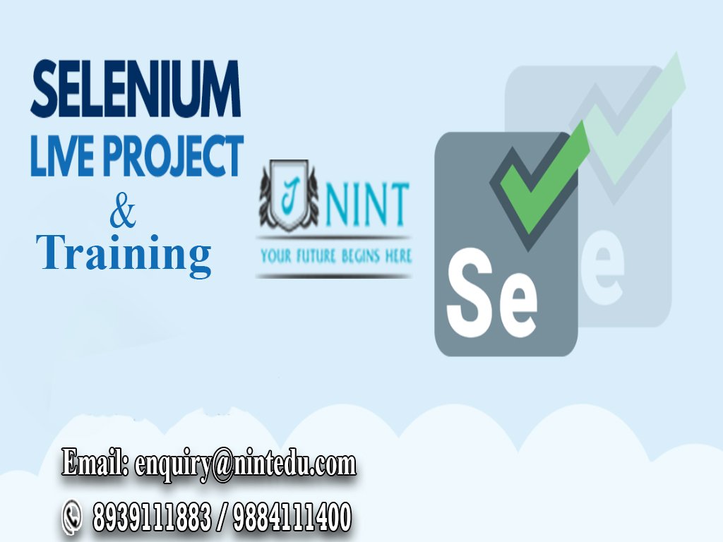 nint_ims's tweet image. Learn Selenium automation from NINT
#selenium #seleniumautomation #seleniumwebdrive #seleniumTesting #seleniumcore #seleniumjdk