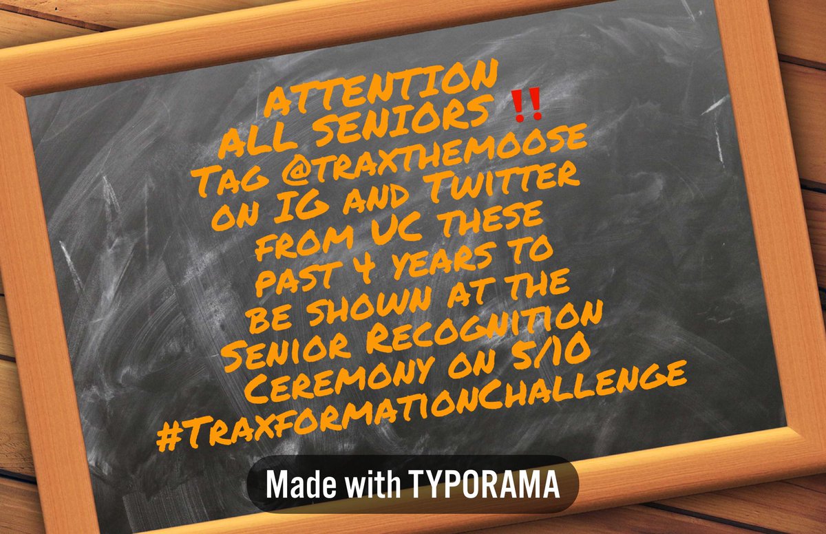 SLCEofUtica's tweet photo. Go follow @traxthemoose on here and IG, send in those pictures, spread the word and go out with a bang ‼️‼️ https://t.co/YPT4DvzCGY
