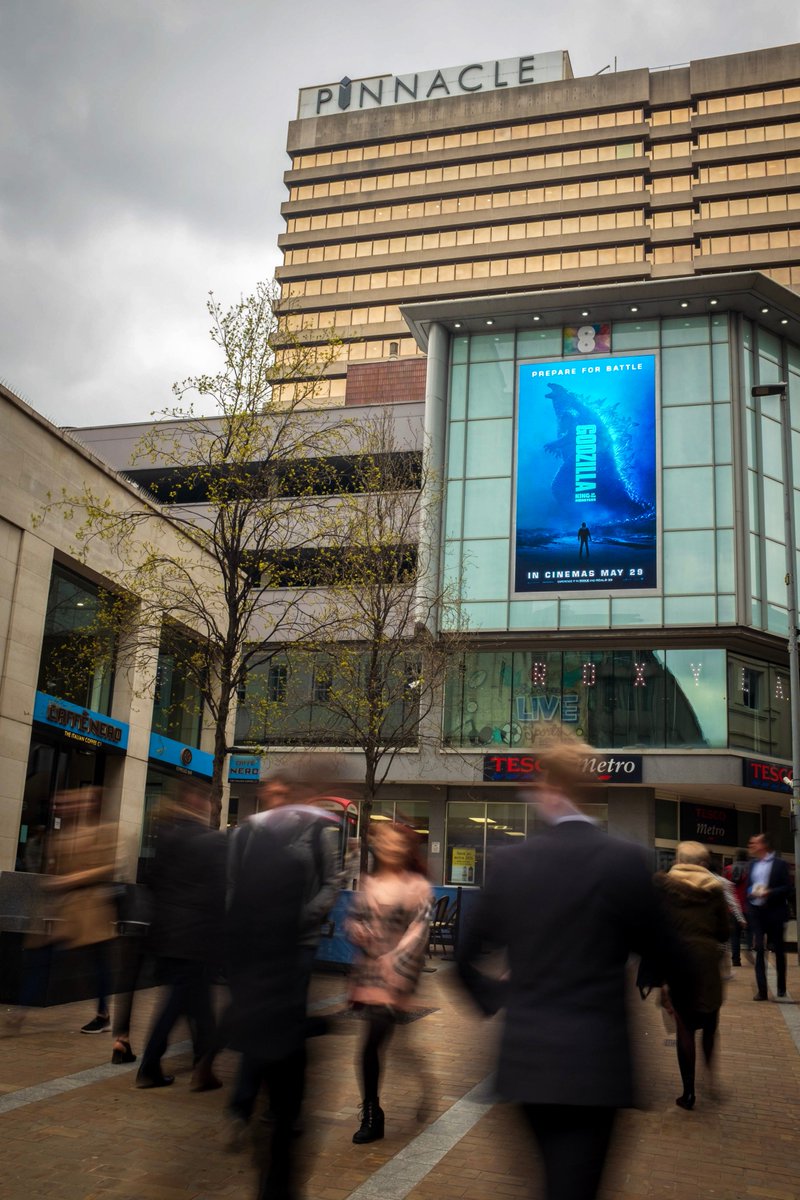 8OutdoorMedia's tweet photo. One king to rule them all. @GodzillaMovies returns to our screens on May 29th @WarnerBrosUK @kineticwwUK @PHD_UK https://t.co/IRv8OhIynz