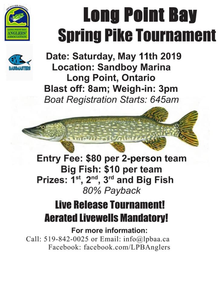 oldcutlivery's tweet photo. #LongPointBay Spring #Pike Tournament 2019 https://t.co/jAZMTbpCHm