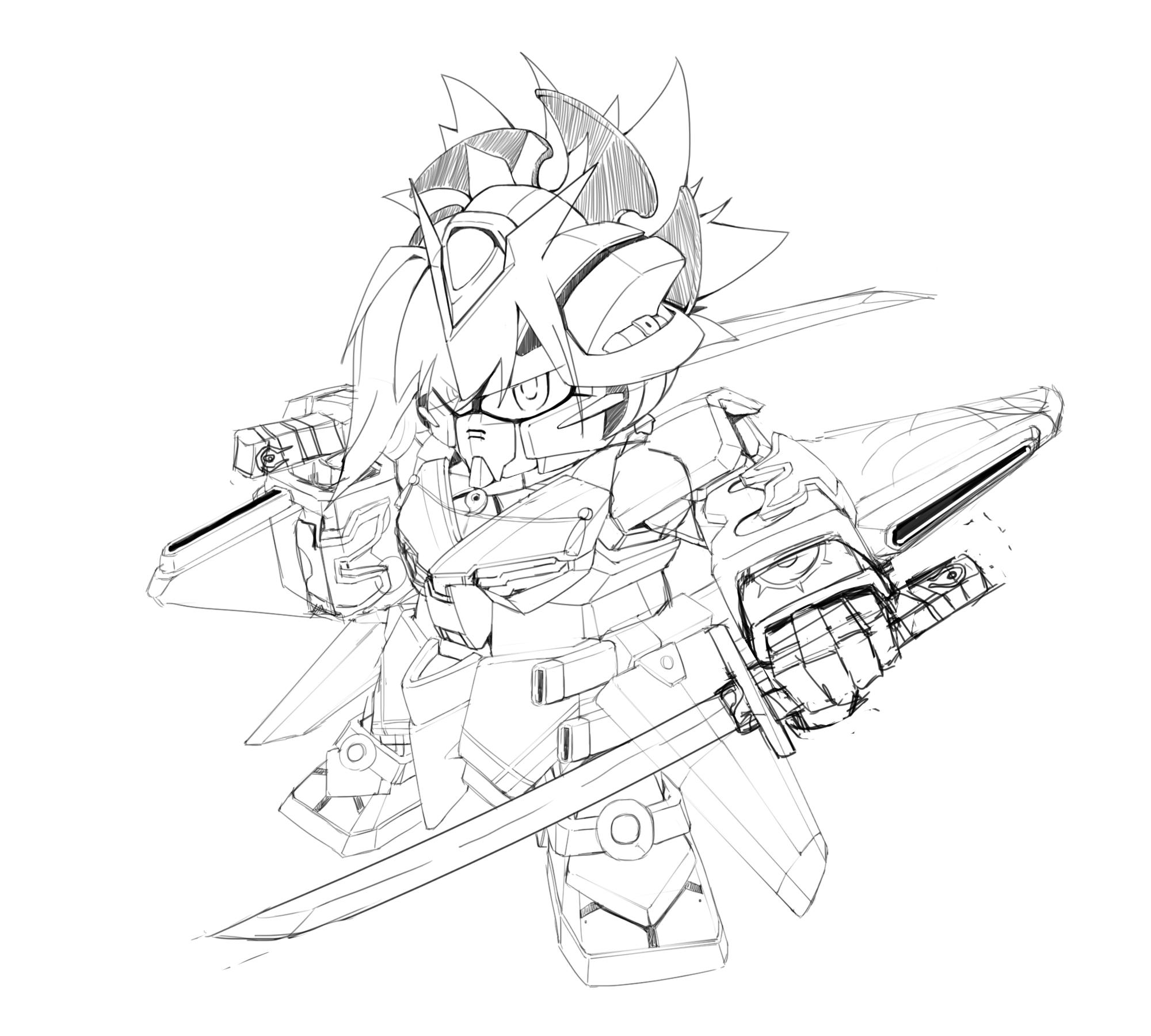Sdガンダムの描き方教室 Twitter