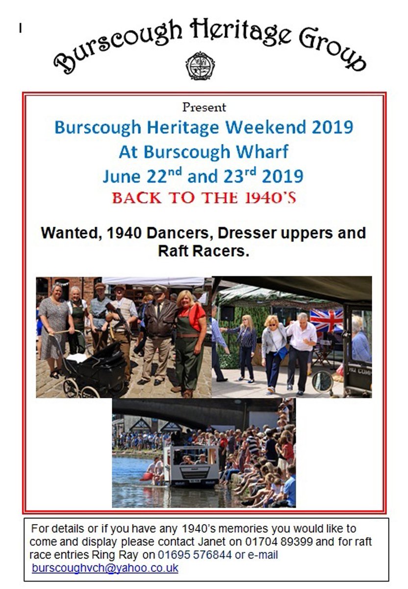 @Colin Wareing (@colinwareing1) on Twitter photo #Burscough Heritage Weekend 22nd and 23rd of June by the Burscough Heritage Group <a href="/burscoughwharf/">Burscough Wharf</a> all welcome, #1940's theme <a href="/LoveBurscough/">Love Burscough</a> <a href="/BurscoughNews/">Burscough News</a> <a href="/UKHeritageHub/">UK Heritage Hub</a> <a href="/VisitSefWLancs/">VisitSeftonWestLancs</a> <a href="/VisitLancashire/">visitLancashire.com</a> <a href="/champnews/">Champion Newspaper</a> <a href="/CanalRiverTrust/">Canal & River Trust</a> <a href="/CRTNorthWest/">Canal & River Trust North West</a> #Burscough Heritage Weekend 22nd and 23rd of June by the Burscough Heritage Group <a href="/burscoughwharf/">Burscough Wharf</a> all welcome, #1940's theme <a href="/LoveBurscough/">Love Burscough</a> <a href="/BurscoughNews/">Burscough News</a> <a href="/UKHeritageHub/">UK Heritage Hub</a> <a href="/VisitSefWLancs/">VisitSeftonWestLancs</a> <a href="/VisitLancashire/">visitLancashire.com</a> <a href="/champnews/">Champion Newspaper</a> <a href="/CanalRiverTrust/">Canal & River Trust</a> <a href="/CRTNorthWest/">Canal & River Trust North West</a>