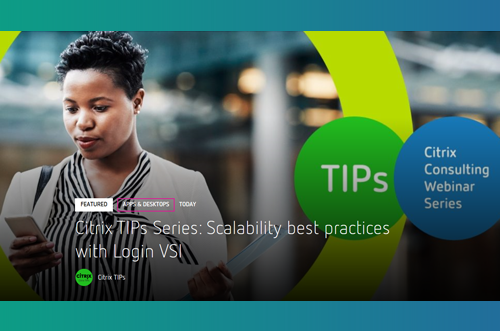 LoginVSI's tweet image. @citrix April Technology in Practice series webinar is this week! Find out the scalability best practices. Save your seat: ow.ly/kcGw30omSzC #TIPs #CitrixVirtualApps #scalability