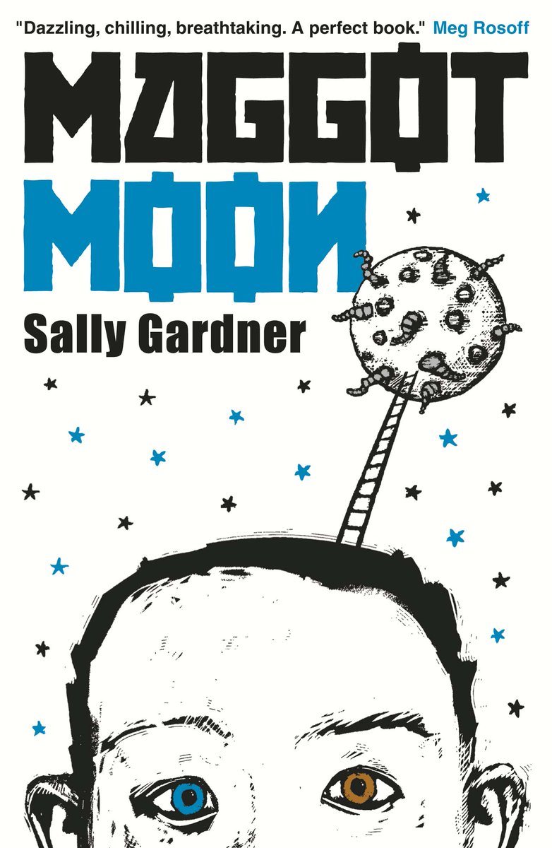 MicroLit's tweet image. #MaggotMoon by #SallyGardner – Standish can’t read or write. He is “special”. His parents disappeared, so he lives with Gramps in the sinister Zone 7. His life changed when he met Hector, but he and his parents also disappeared. The mysterious moon man lives in Gramps’ cellar.