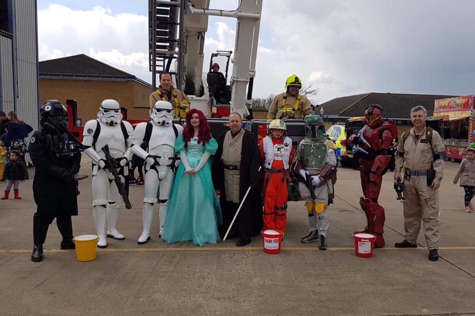 TheIconiclegion's tweet photo. At the weekend some of our members were at Longfield Fir &amp; Rescue Training Centre for a fundraiser. Don't they look good? #IconicLegion https://t.co/0u0tcGLMKW