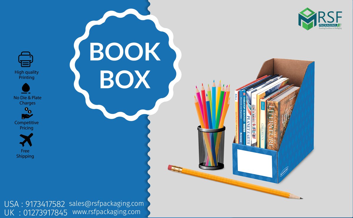 Buy Book Boxes at low prices. Ideal for packing and storing small, heavy items. Choose a box to match the best of your product and contact us for details. Online quote and fast FREE Delivery to all over the World.
bit.ly/2Gp1fVW

 #booklog #bookfest #Nicki #RSFPackaging
