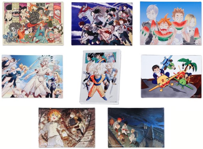 Voice Gravitation ジャンプ作品 フルカラーアートボード One Piece 僕のヒーローアカデミア ハイキュー Dr Stone Dragon Ball 幽 遊 白書 約ネバ 予約開始 T Co Quweborsym 画 T Co Qikustc3fx Twitter