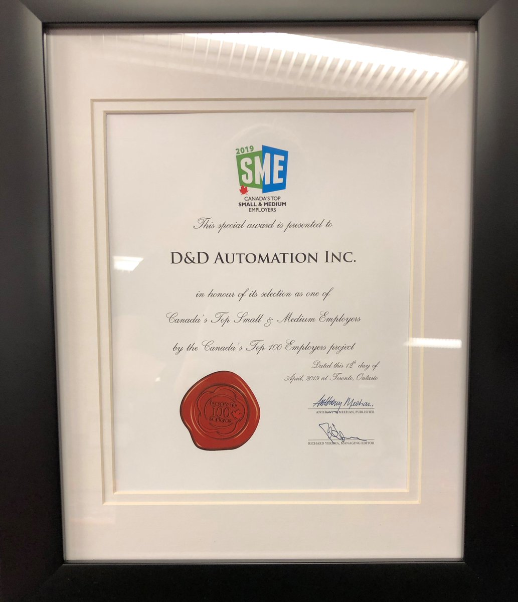 ddautomation's tweet photo. Still celebrating!!  #ddauto #TopSME #blueandorange https://t.co/sJiFwuypTR