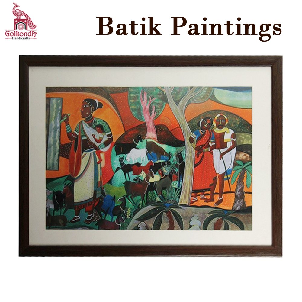 #Batik represents an art, which has been passed down since generations, yet remains appealing for every generation.
#Batik #BatikPainting #BatikPrinting #BatikArt #GolkondaHandicrafts