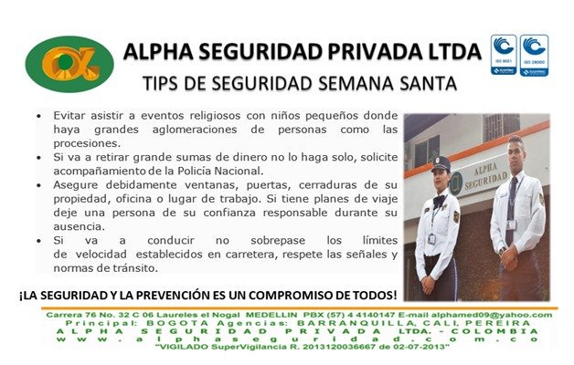 AlphaPrivada's tweet image. #SemanaSantaSegura #SemanaSanta #Seguridad