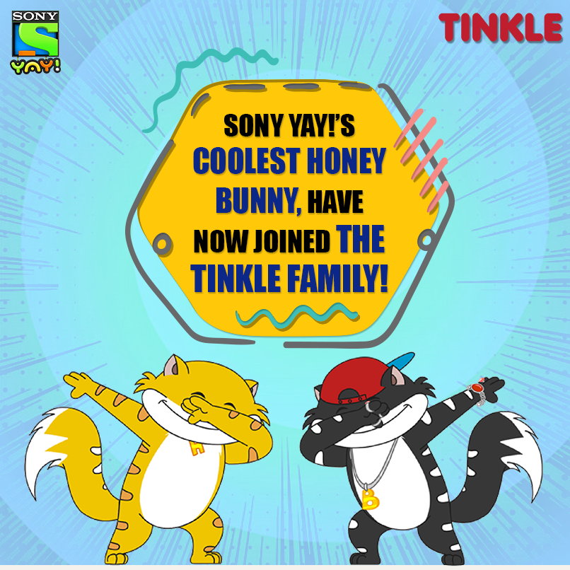 SonyYAY's tweet photo. Hey kiddos!
Your all-time favourite Tinkle magazine has become super cool with Honey Bunny stars in it.
Grab your Tinkle Comics Studio copy for all the fun!
#SonyYayToons #TinkleMagazine
@Suppandi https://t.co/RTEw4R8AlW