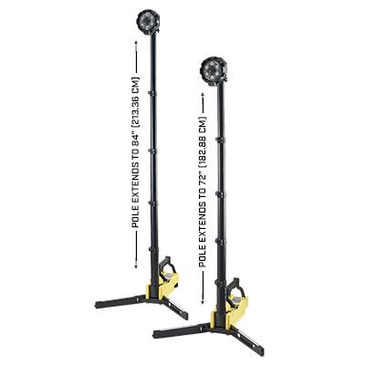 Streamlight's tweet image. We're going to new heights with this extended version of our original 5,300 lumen Portable Scene Light. The EXT models gives you an extra foot of height, with an 84-inch extension pole. buff.ly/2UrhidN #StreamlightStrong #scenelight #newmodel