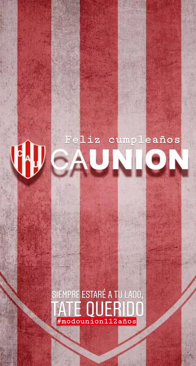 Feliz cumpleaños, Tate de mi vida! 

#ModoUnion112años