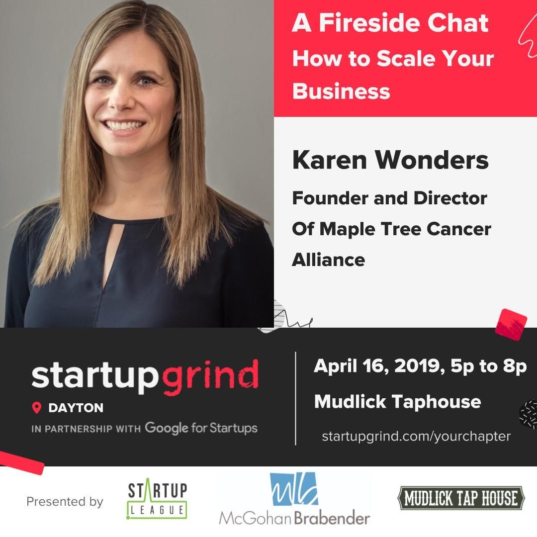 Hurry! Don't miss our next event on Tuesday, April 16th. Hear Karen Wonders share her story from PhD to Founder. Come be a part of the conversation. See you there!