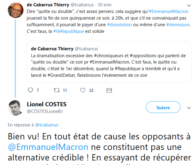 ASamedis's tweet photo. Quand tu peux sentir la peur dans les écrits d'un macroniste...😎

#AntiMacronistesAnonymes #balanceToi

#FlicsSVP #Anonymous #FemmesGiletsJaunes #GiletsJaunes #ActeXXIII #Acte23 #StylosRouges #ISF #RIC #BlousesBlanches #YellowVests #Handicap https://t.co/7avBsvMiR8