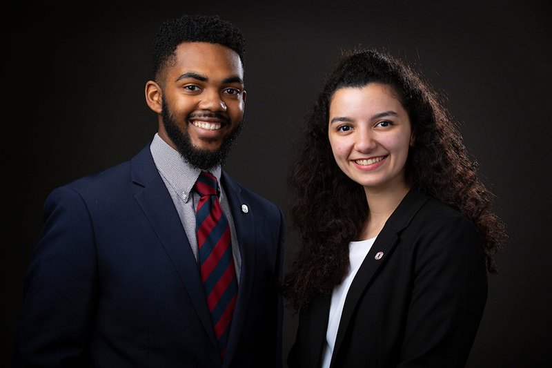 2019-2020 Student Body President Aya Yousuf and Vice President Jabin Moore will be sworn into office today (April 15th).

on.unomaha.edu/MAob50qiVH1

#KnowTheO