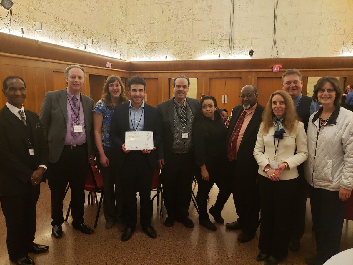 WSUEngineering's tweet photo. Congratulations to BME grad student Fadi Gerges who presented at the 56th Annual Rocky Mountain Bioengineering Symposium Milwaukee, WI and won a research award for his oral presentation last night. His research will be published by Journal of Biomedical Sciences Instrumentation. https://t.co/sP0sPTuL1o