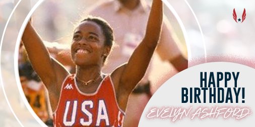 Happy birthday to four-time Olympic medalist Evelyn Ashford!!  