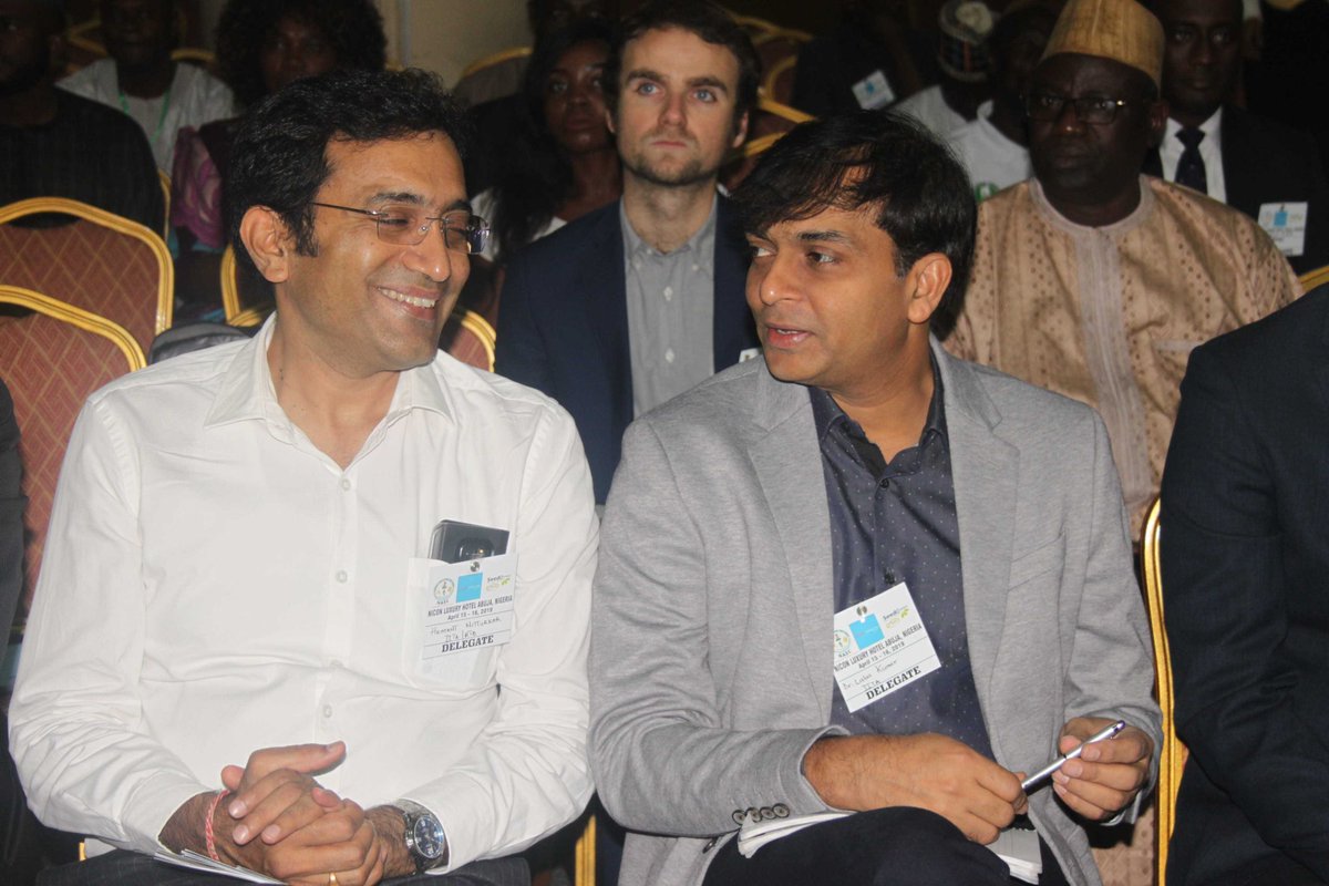 NASC_NG's tweet photo. Drs. Hemant Nitturkar and @l_lava of @IITA_CGIAR #BASICSteam #seedtracker at #seedconnect2019 #qualityseed @Ogunya @RTB_CGIAR https://t.co/pFq4rgtGnj