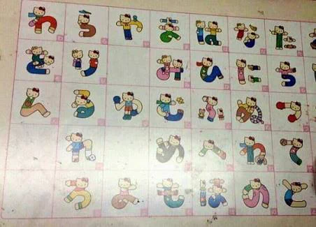 キティちゃんの50音表に笑いが止まらないwwwこれはマジで元気でるやつ！！
