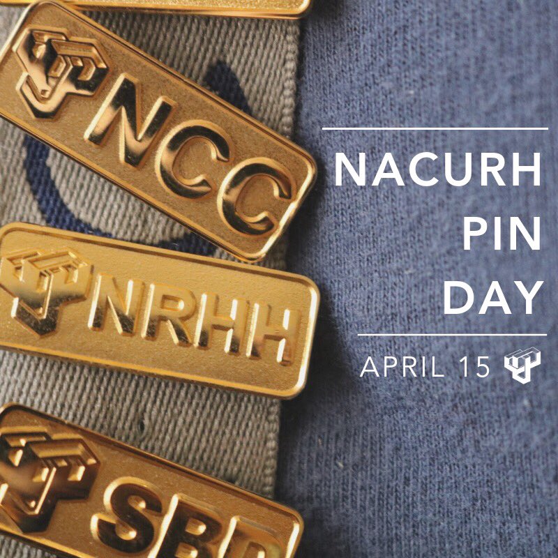 Happy NACURH Pin Day! Post a picture of your favorite pin and the memory behind it using #NACURHpinday to share and celebrate your NACURH journey!