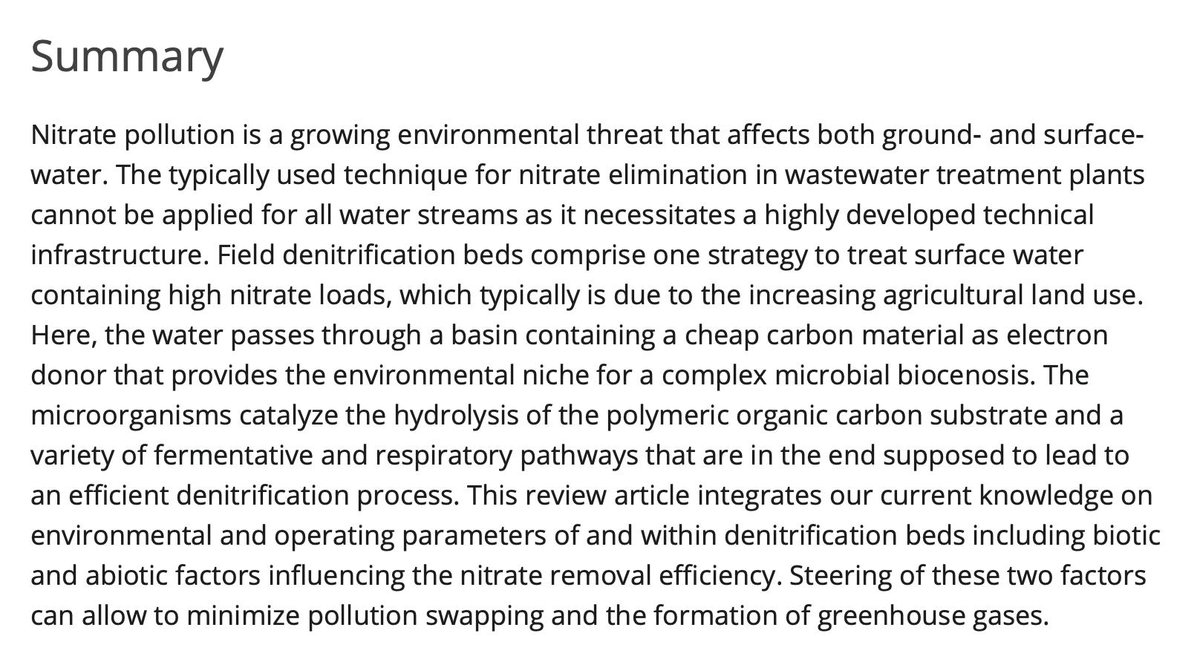 @envmicrorep (@envmicrorep) on Twitter photo #nitrate removal efficiency in field #denitrification beds: key controlling factors and main implications #nitrogen cycle #microbiology <a href="/envmicrorep/"><a href="/envmicro/">envmicro</a>rep</a> @envmicro @SfAMtweets
onlinelibrary.wiley.com/doi/abs/10.111… #nitrate removal efficiency in field #denitrification beds: key controlling factors and main implications #nitrogen cycle #microbiology <a href="/envmicrorep/"><a href="/envmicro/">envmicro</a>rep</a> @envmicro @SfAMtweets
onlinelibrary.wiley.com/doi/abs/10.111…
