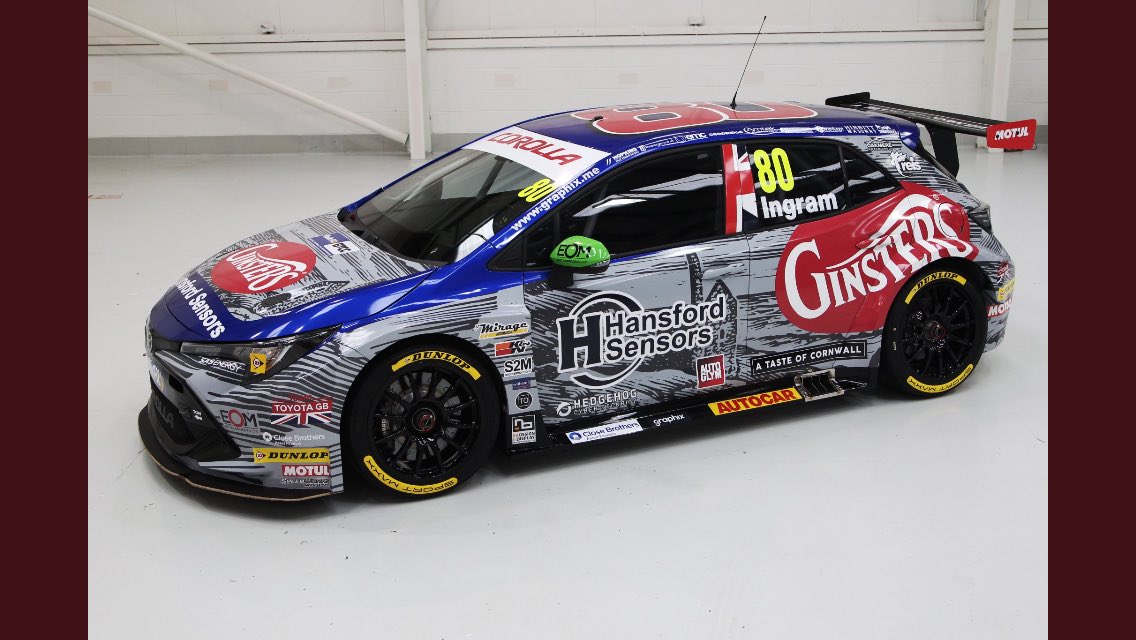 Definitely has to be one of the more tastier sponsors on the grid? <a href="/therealginsters/">Ginsters</a> <a href="/Tomingram80/">Tom Ingram</a> <a href="/SpeedworksMS/">Speedworks Motorsport</a> 😋😋😋 #BTCC #80 #CornishPasties