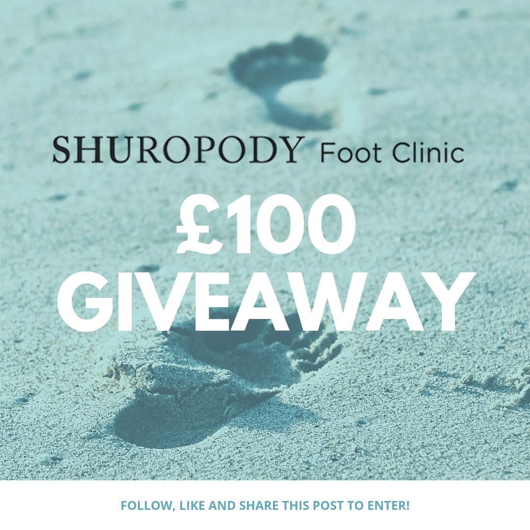#GIVEAWAY TIME

We've got a new #competition for you, to #win a £100 voucher...

👣 - Follow <a href="/Shuropody_/">Shuropody</a> 
👣-  Like &amp; share this post

For an extra entry, tell us your favourite style from the new arrivals here: buff.ly/2KFQmPd

UK only, comp ends 30th April

Good luck!🤞